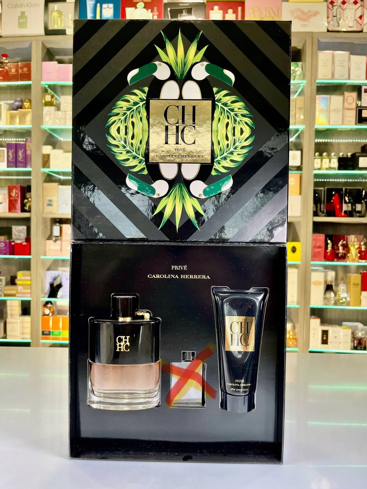 Set Carolina Herrera CH MEN Prive EDT UNIQUE Set Packaging status original