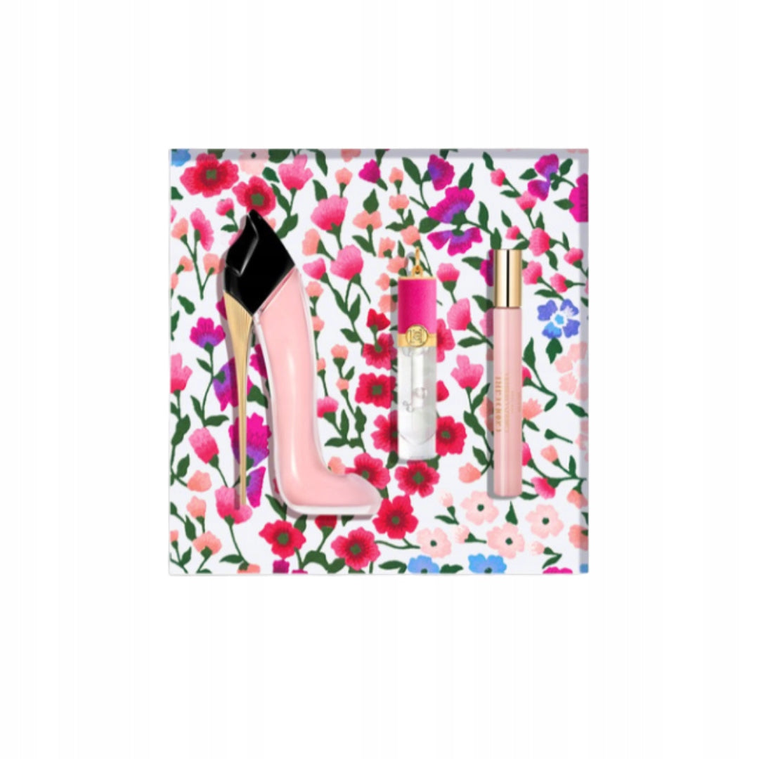 Set Carolina Herrera Good Girl Blush 80 ml EDP + Oil 5 ml + 10 ml EDP Packaging status original