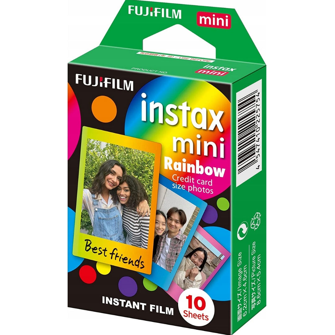 Set Cartridges INSTAX MINI 30 photos for Camera 8 9 11 12 Instax Photo Rainbow Packaging status original