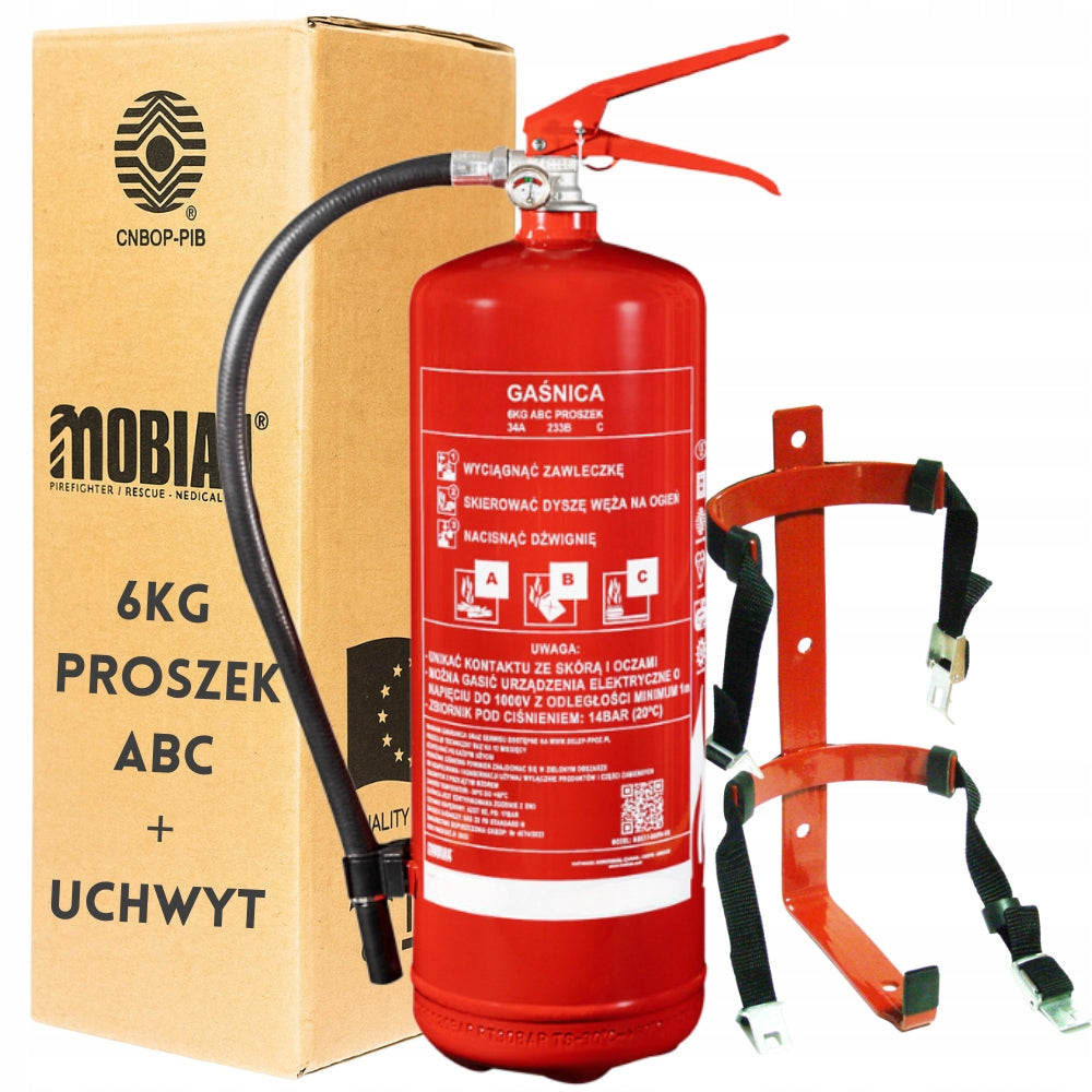 Set Combine Harvester Bison Tractor Bus Coach Fire Extinguisher 6kg Powder Handle