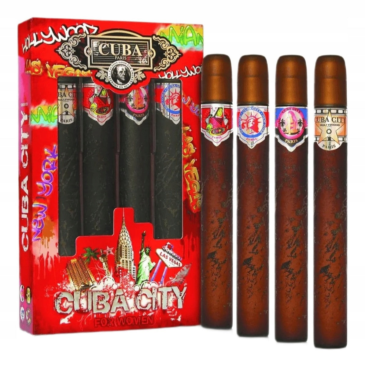 Set Cuba City for Women 4x35ml. *Cuba Original Paris EAN (GTIN) 5425017736554