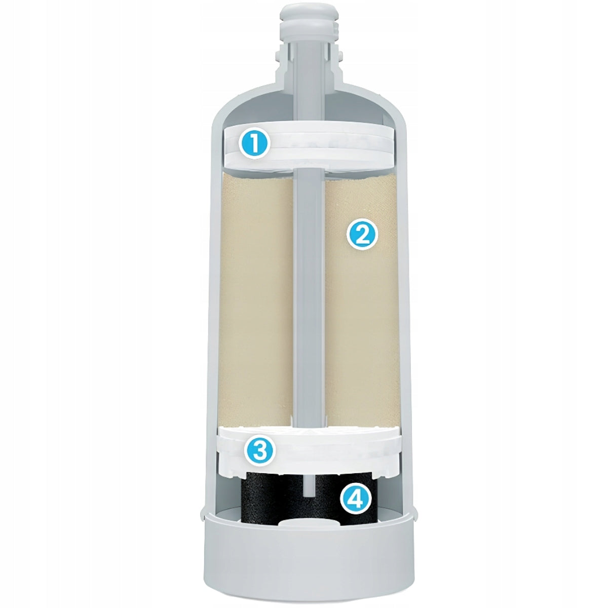 Set DAFI FLOW COMFORT D1 Drinking Water Filter System + Black Faucet Kind under-sink
