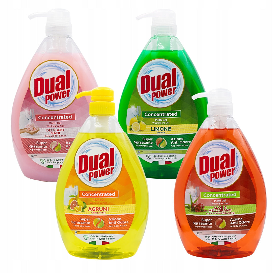 Set DUAL POWER 3 +1 dishwashing liquid