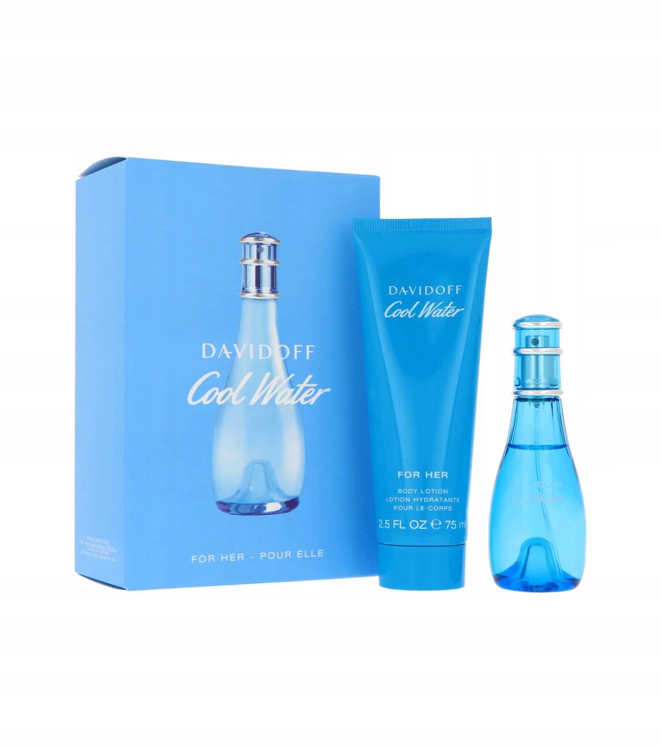 Set Davidoff Cool Water Woman Edt 30ml + Tělové mléko 75ml