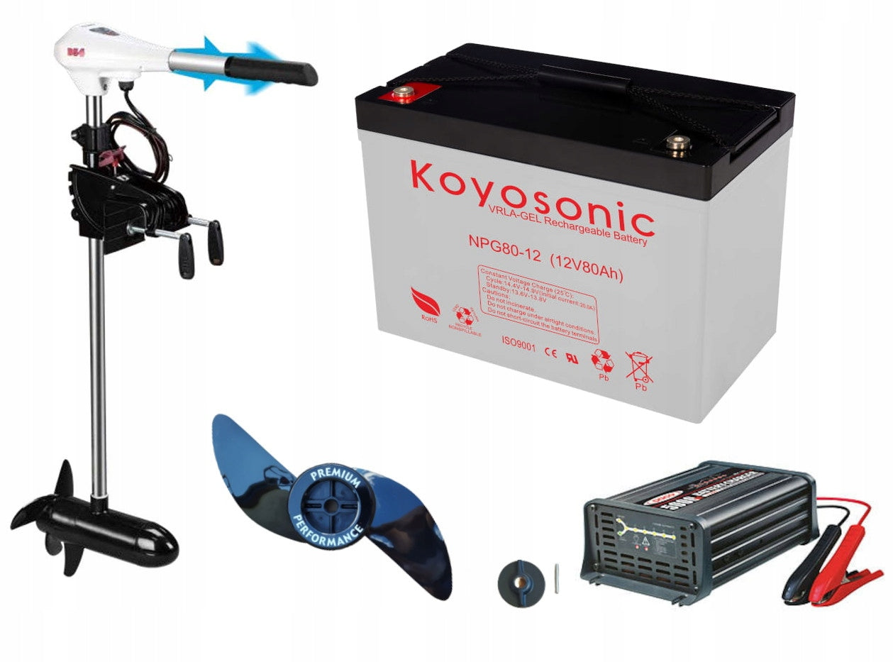 Set ENGINE HAIBO D34 + Battery NPG 80 + Charger MBC 1205