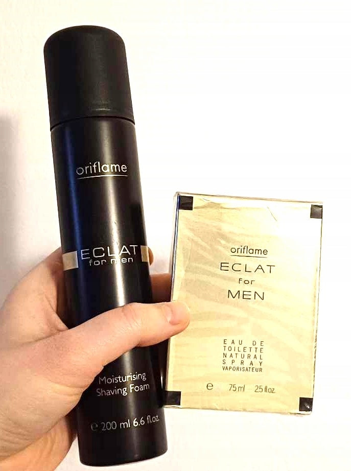 Set Eclat For Men eau de toilette and shaving foam Oriflame