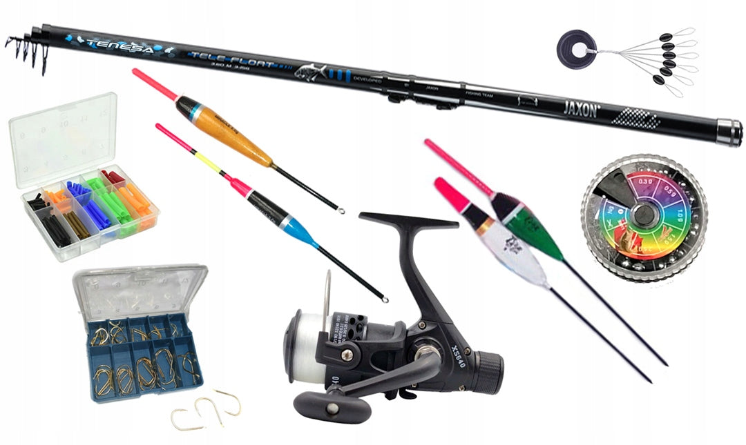 Set Fishing Rod JAXON 3,3 3- 15g reel Float T