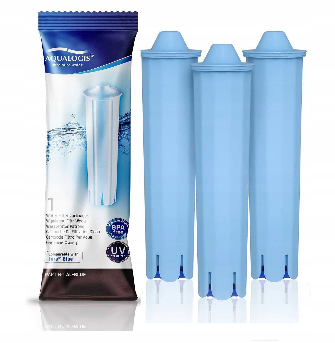 Set For Express Jura - Filter AL-Blue (Replacement Jura Claris Blue) 3 pcs.