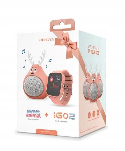 Set Forever Sweet Animal iGo2 smartwatch speaker orange 3 W Manufacturer code GSM118089
