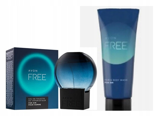 Set Free for Him eau de toilette and shower gel 2in1 Avon