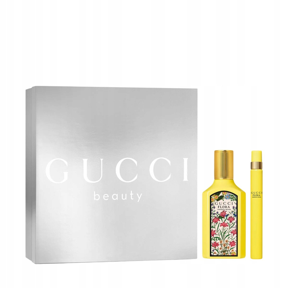 Set Gucci : Flora Gorgeous Orchid, Eau De Parfum, For Women