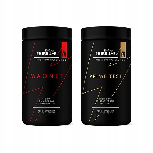Set HIRO.LAB Prime Test 120 Magnet 90 Testosterone Libido Energy Packaging status original