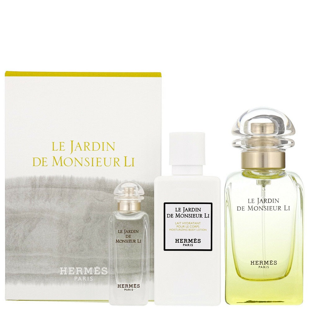 Set Hermes Le Jardin de Monsieur Li 50 ml edt + 7,5 ml edt + 50 ml body