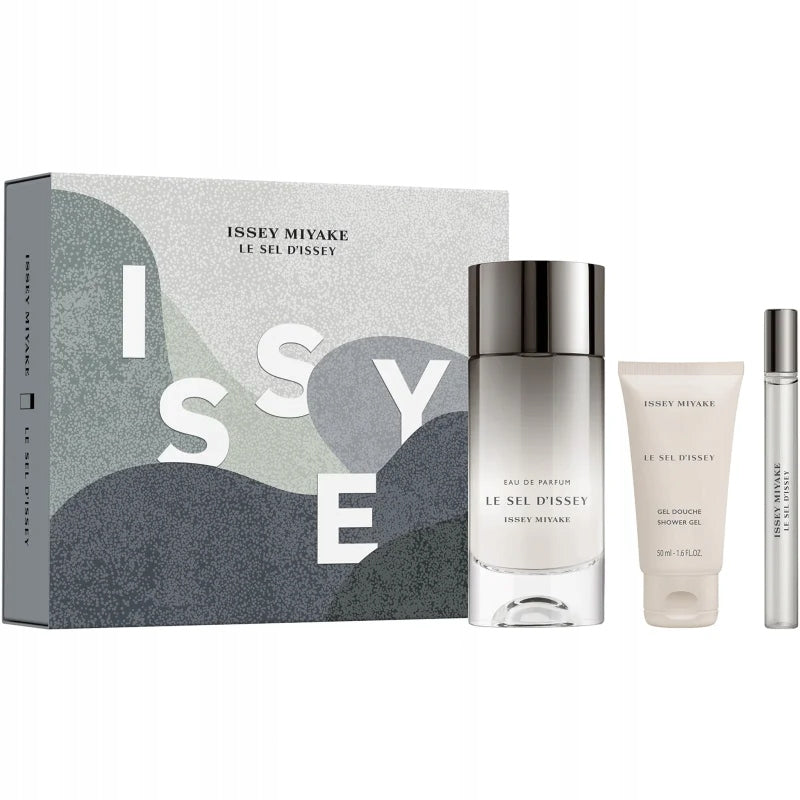 Set Issey Miyake Le Sel d'Issey Perfumed Water 100ml and 10ml + Gel Pod