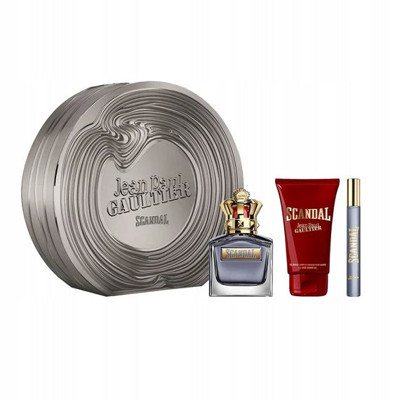 Set Jean Paul Gaultier Scandal Pour Homme 100 ml EDT+10 ml EDT+75 ml gel
