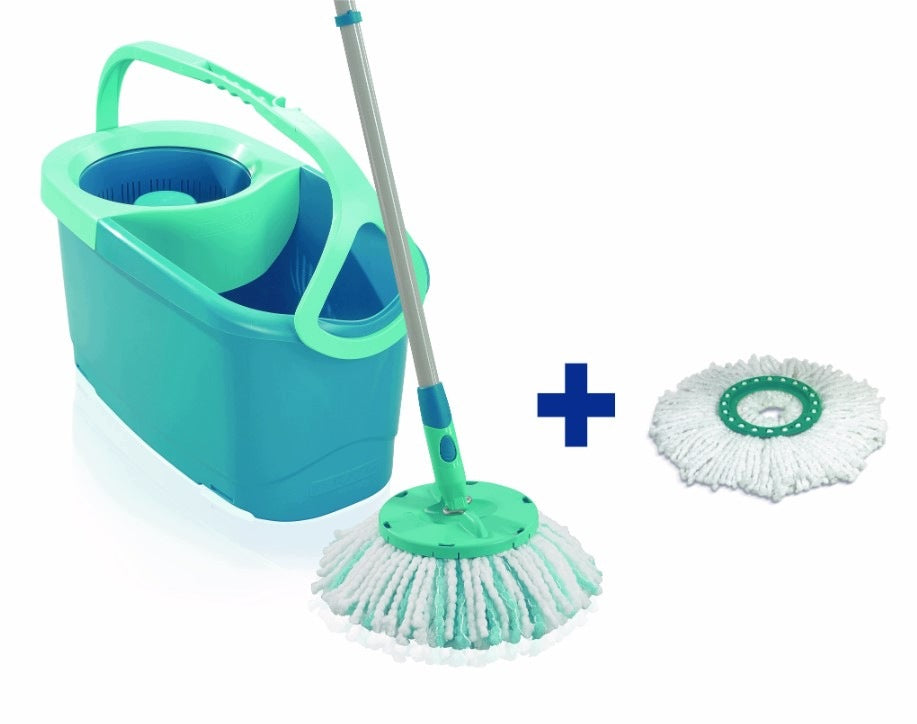 Set LEIFHEIT CLEAN TWIST Disc Mop + SuperDuster Cloth 55424