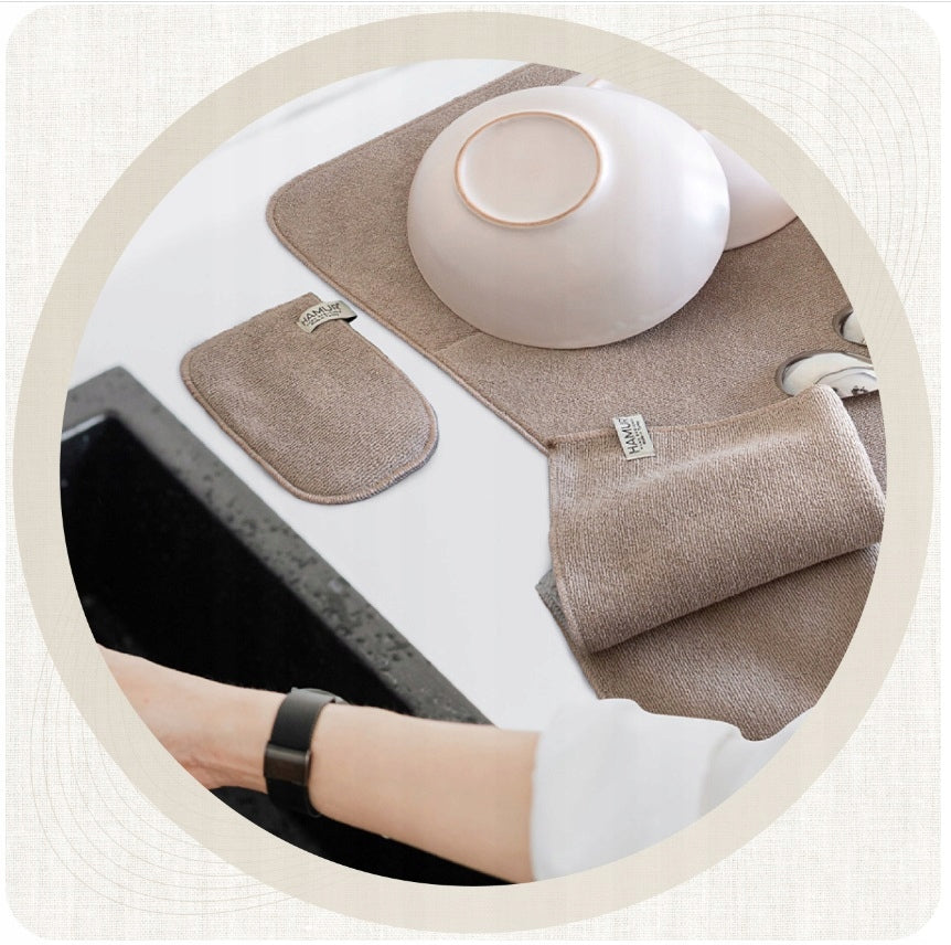 Set Large Dish Dryer Cloth Dishwasher Beige Dish Dryer Large Manufacturer code komplet kuchenny