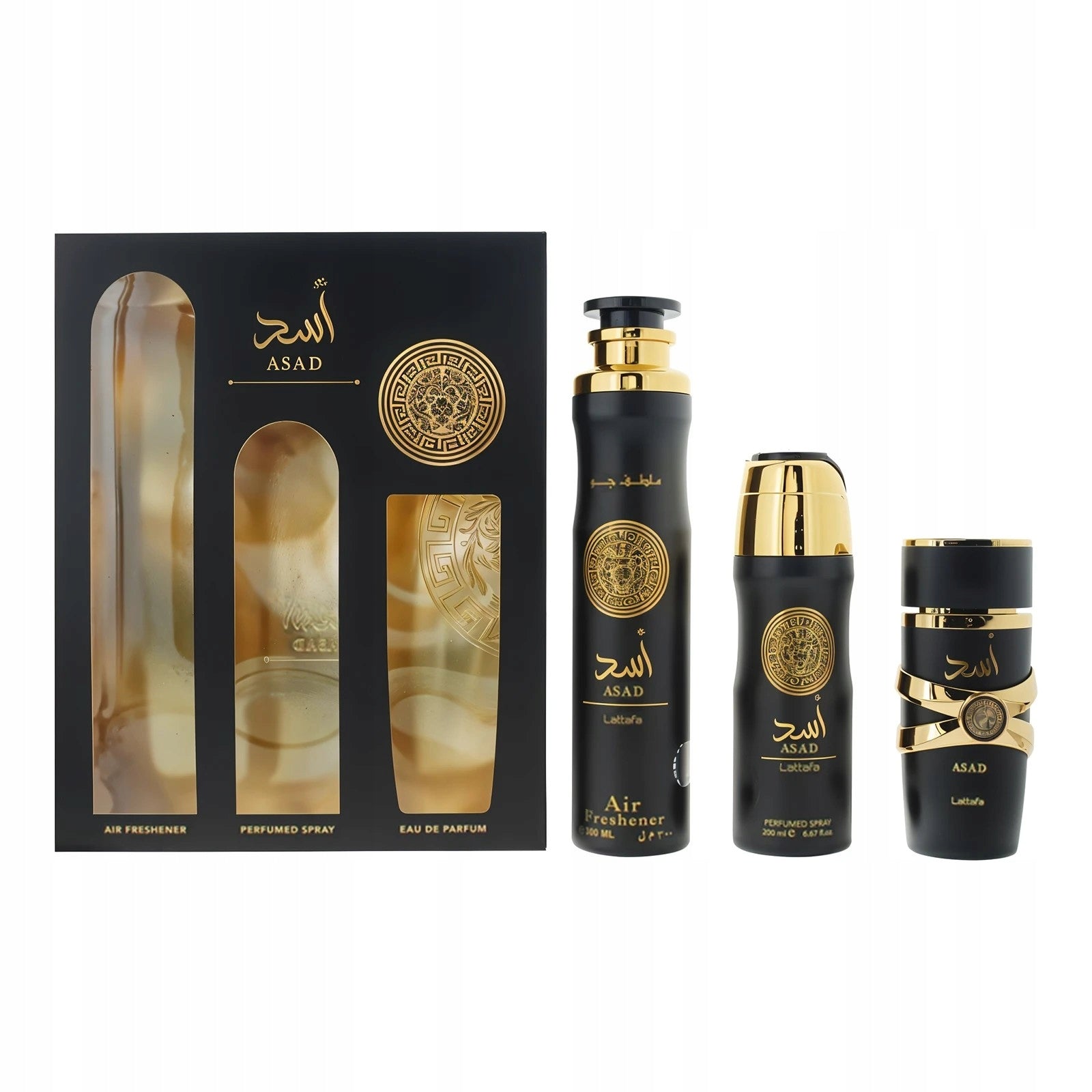 Set Lattafa Asad Eau de Parfum 100ml Brand Lattafa