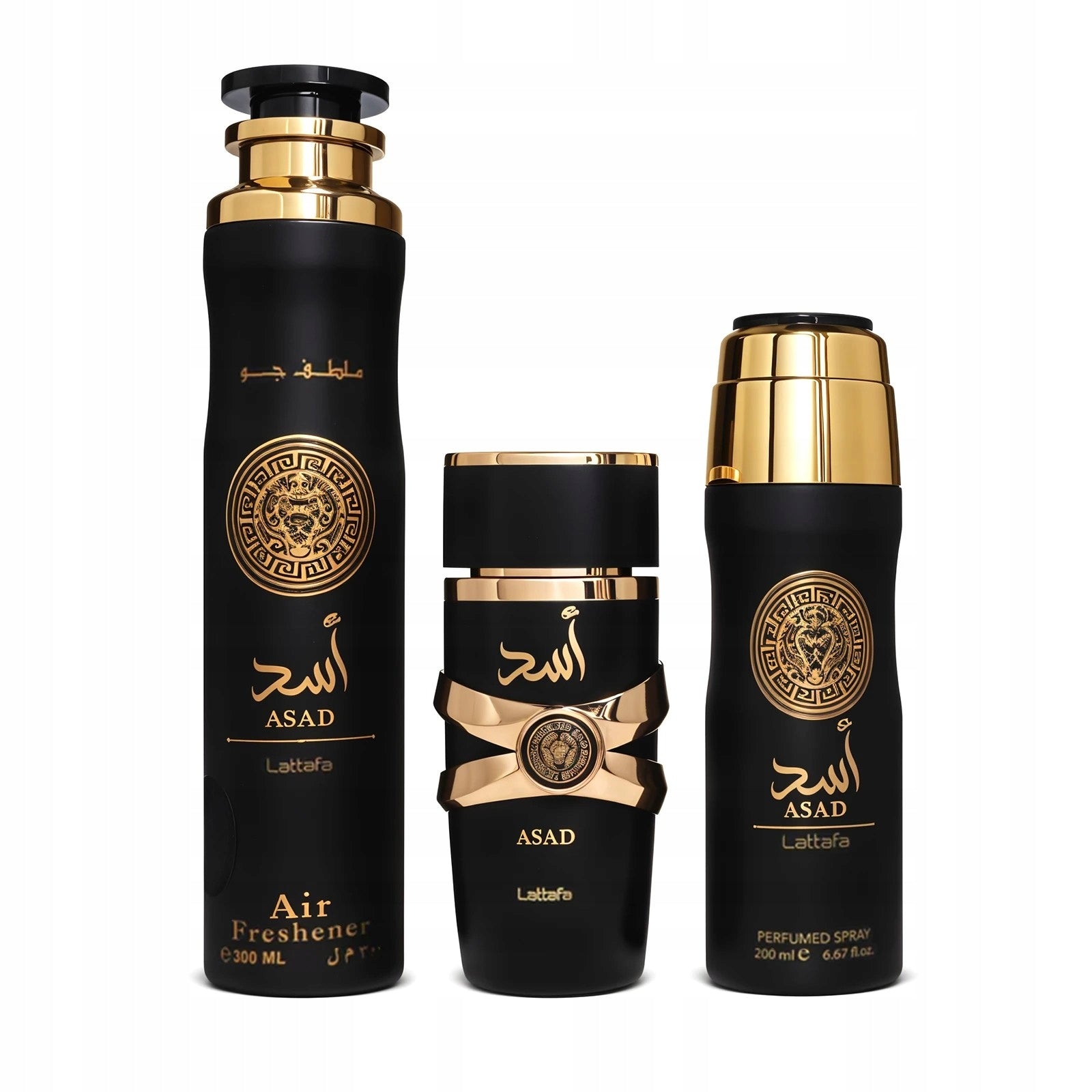 Set Lattafa Asad Eau de Parfum 100ml Packaging status original
