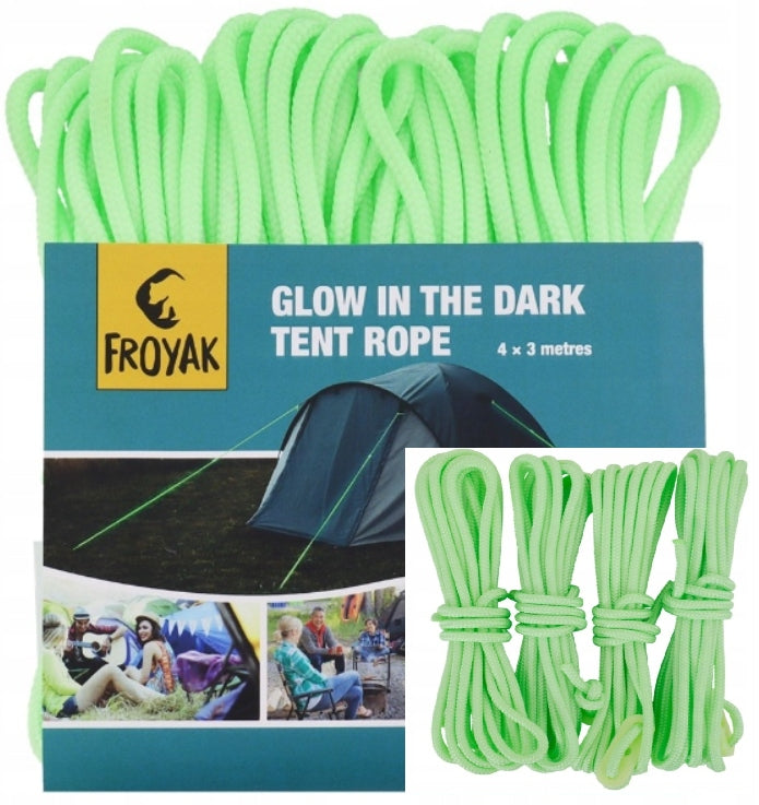Set Links visible at night fixings for camping laundry tents