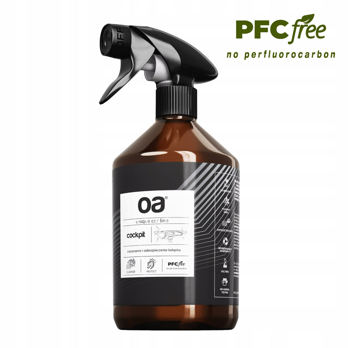 Set Liquid for cleaning the cockpit of plastic in the car OA + Microfiber EAN (GTIN) 5904441673951