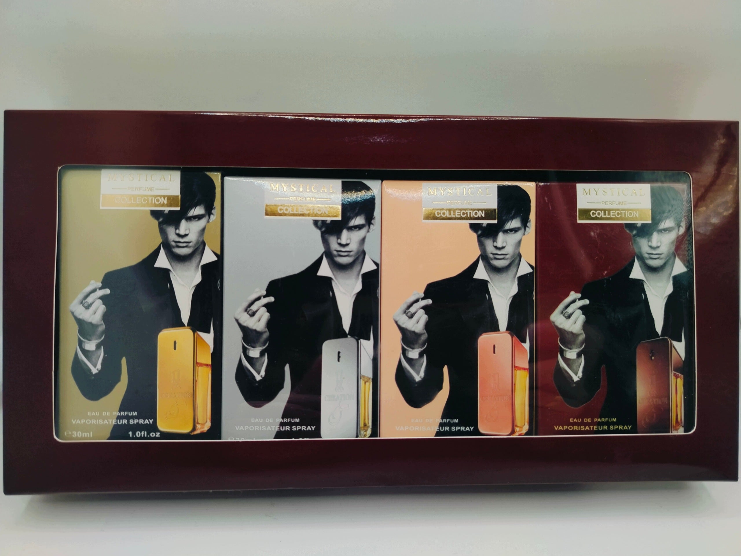 Set MYSTICAL Eau de Parfum 4x30ml insp.1 Million male P.Rabanne