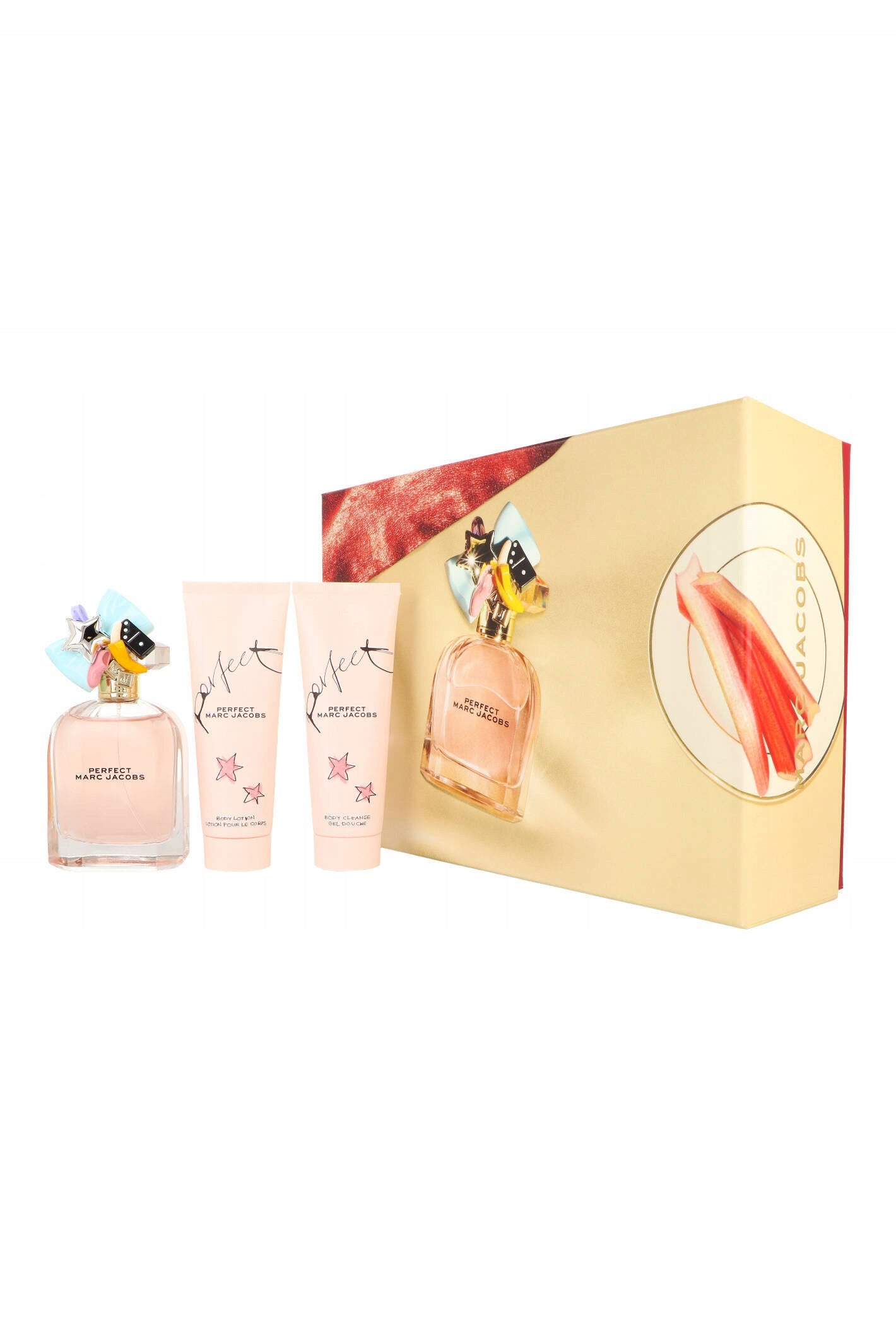 Set Marc Jacobs Perfect Perfumed Water 100ml + Body Lotion 75ml + Packaging status original