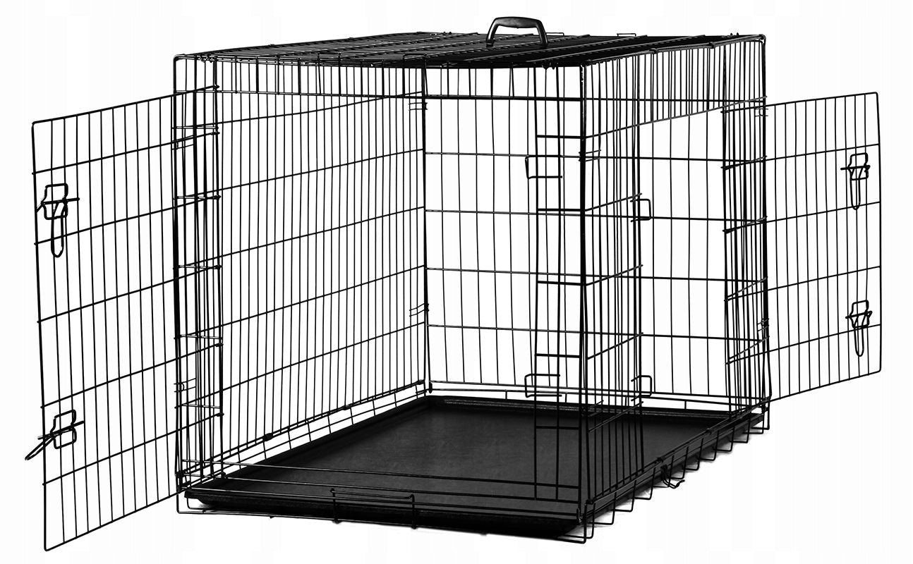 Set Metal Kennel Cage Dog PUPPIES XXL + MATTRESS PLAYPEN Kind cage