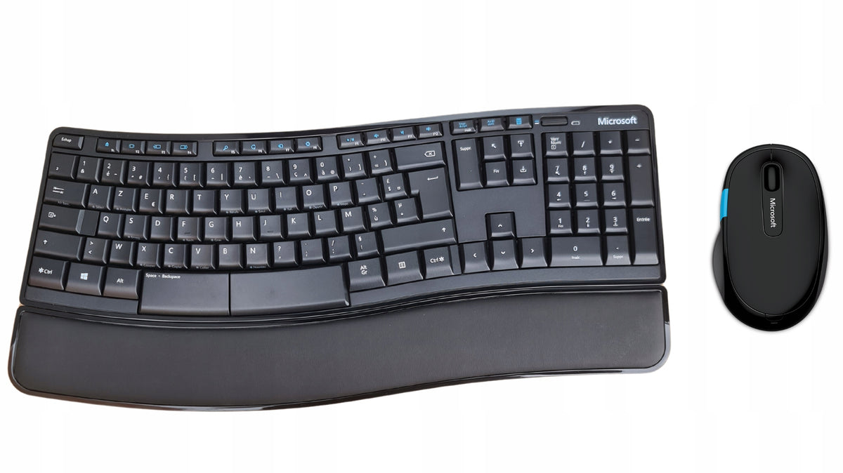 Set Microsoft Sculpt Comfort Desktop Mouse + Keyboard AZERTY Color black
