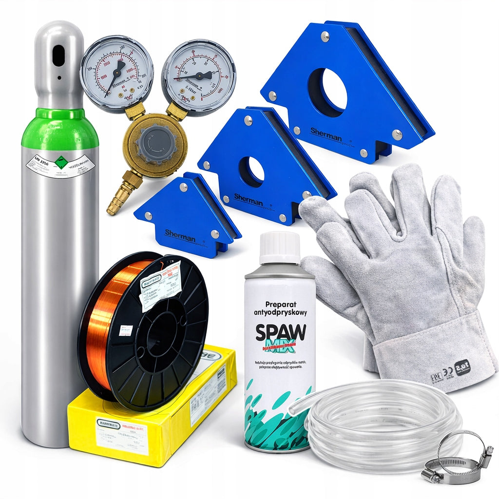 Set Migomat cylinder co2 Migomat semi-automatic welding Gloves Reducer
