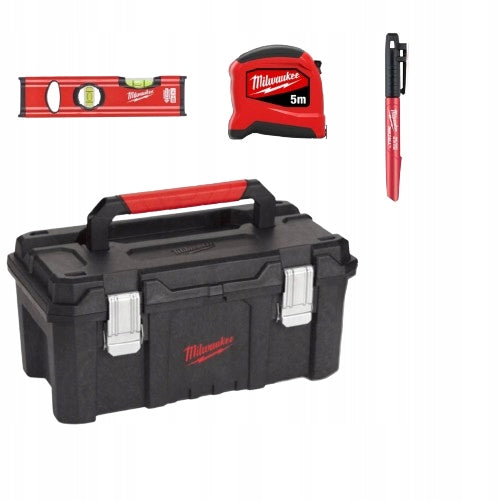 Set Milwaukee 4in1 Suitcase Level Measure Markers