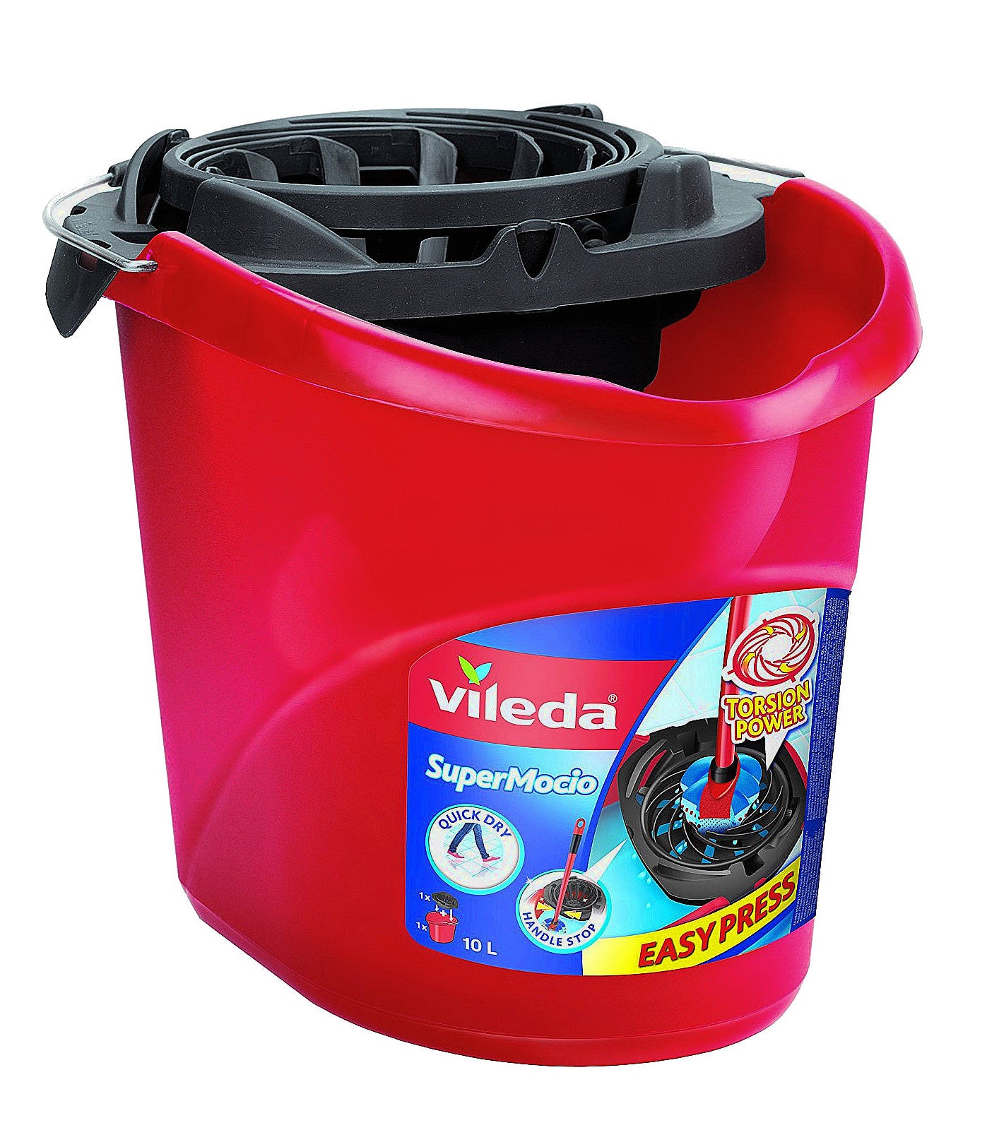 Set Mop Vileda Velour 3D + Super bucket Brand Vileda