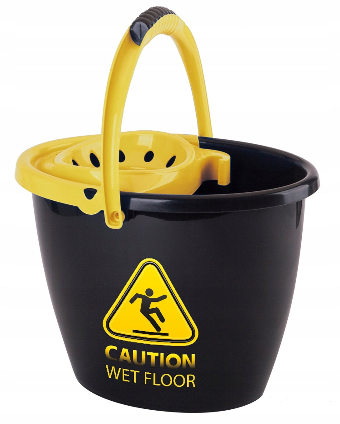 Set Mop bucket 14 l with squeezer and inscription