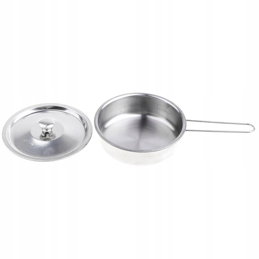 Set Of 16pcs Miniature Metal Kitchen Cookware Pot Pan Kits Cook Role Play Brand no brand