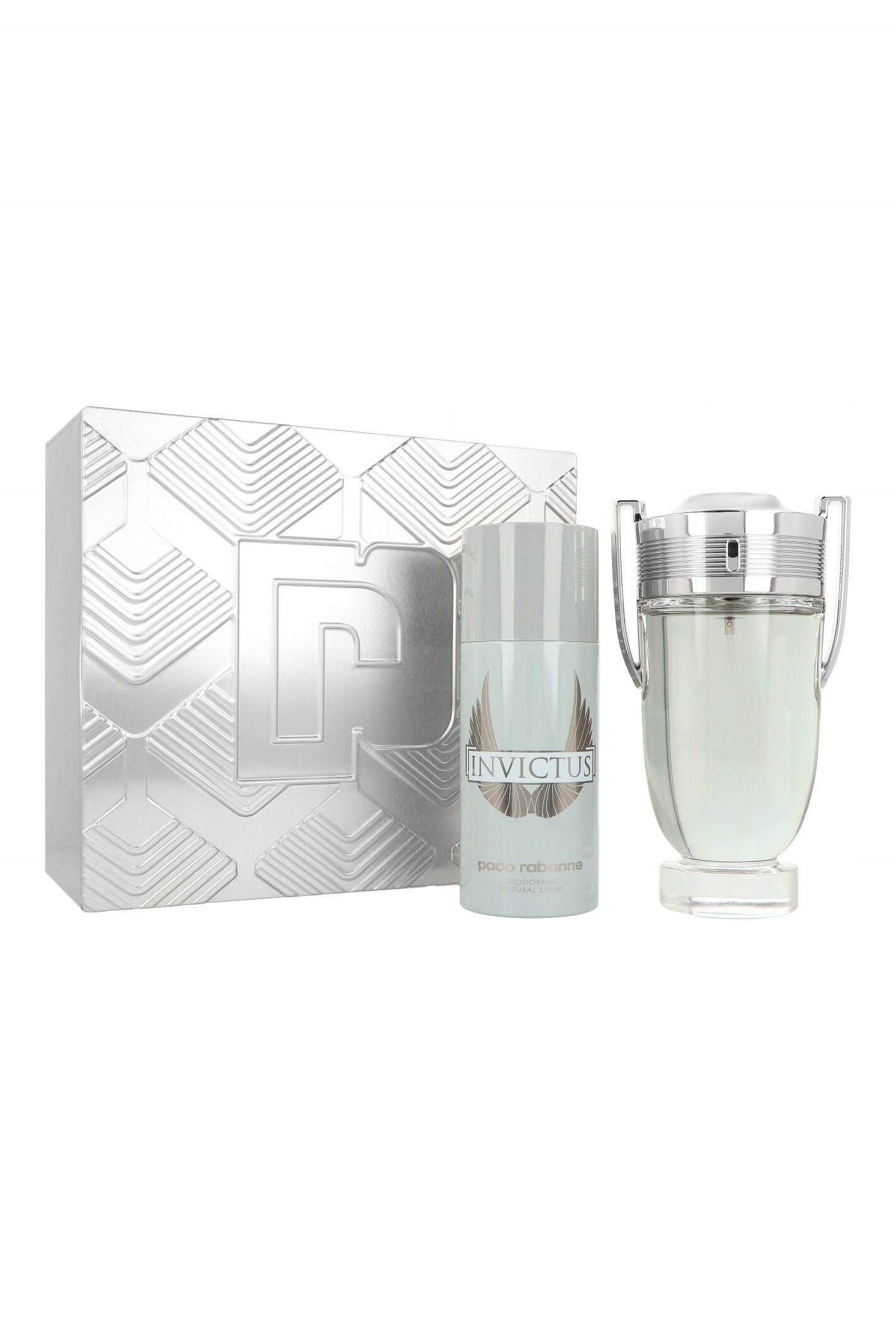 Set Paco Rabanne Invictus Edt 100ml + Deodorant 150ml