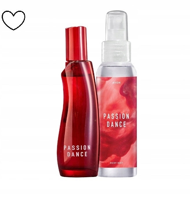 Set Passion Dance Avon Women's Perfume 50 ml + Mist 100ml