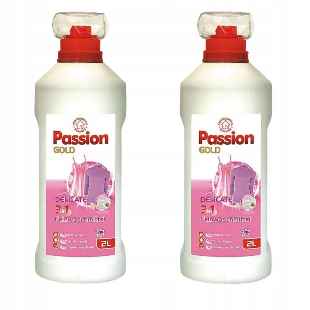 Set Passion Gold Gel Delicate 2x 2L Delicate