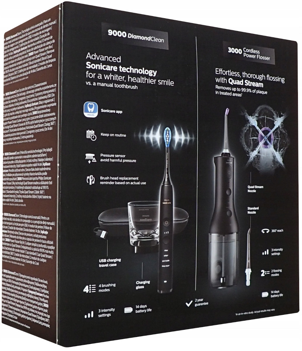 Set Philips Sonicare DiamondClean 9000 HX3886/43 toothbrush + irrigator Brand Philips