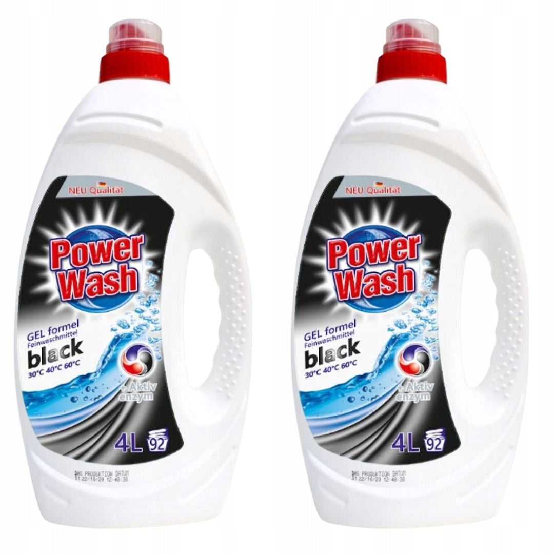 Set Power Wash Black 2x 4L Black