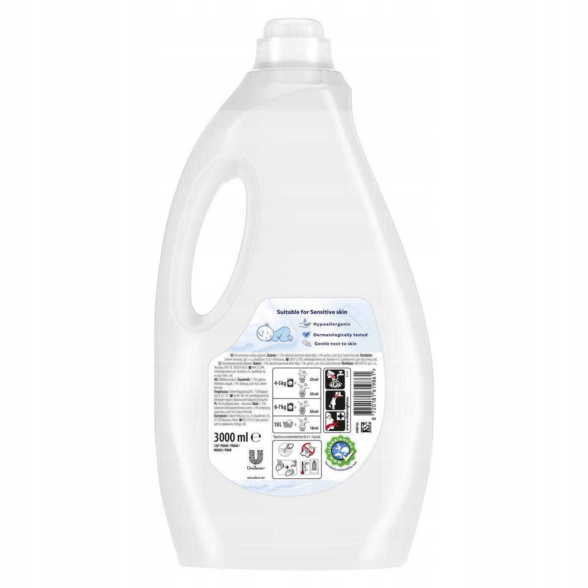 Set RINSE LIQUID unique formula beautifully scented laundry 3l MIX Brand Coccolino