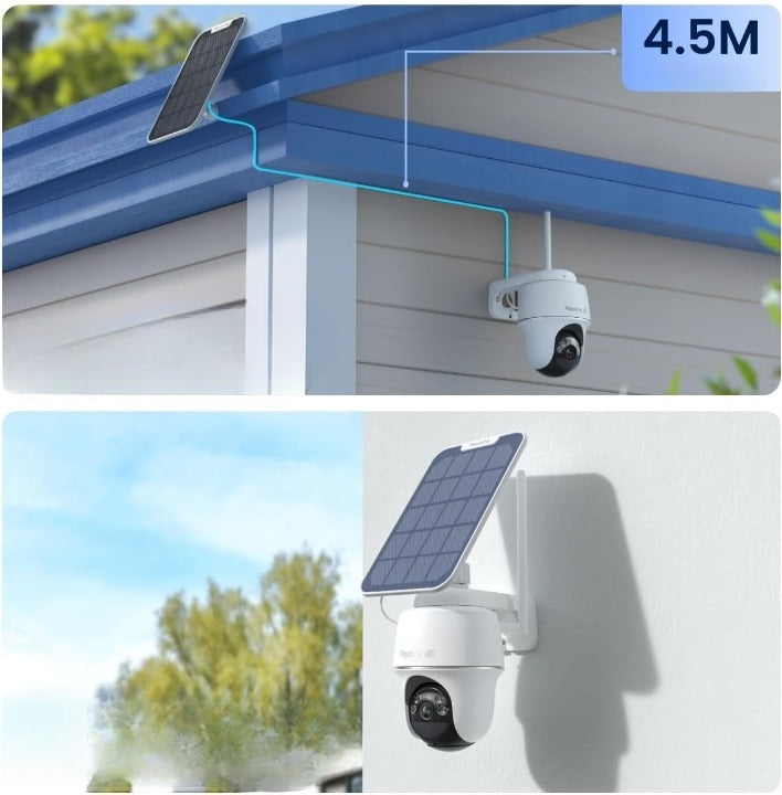Set Reolink 4K PT 2x solar surveillance camera Hub Argus PT Ultra Packaging status original
