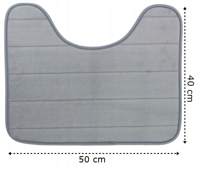 Set Rug Sidewalk Bathroom Toilet Toilets Set of 2 Non-Slip Packaging status original