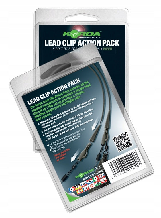 Set Safe Clip Action Pack Mule Korda Brand Korda
