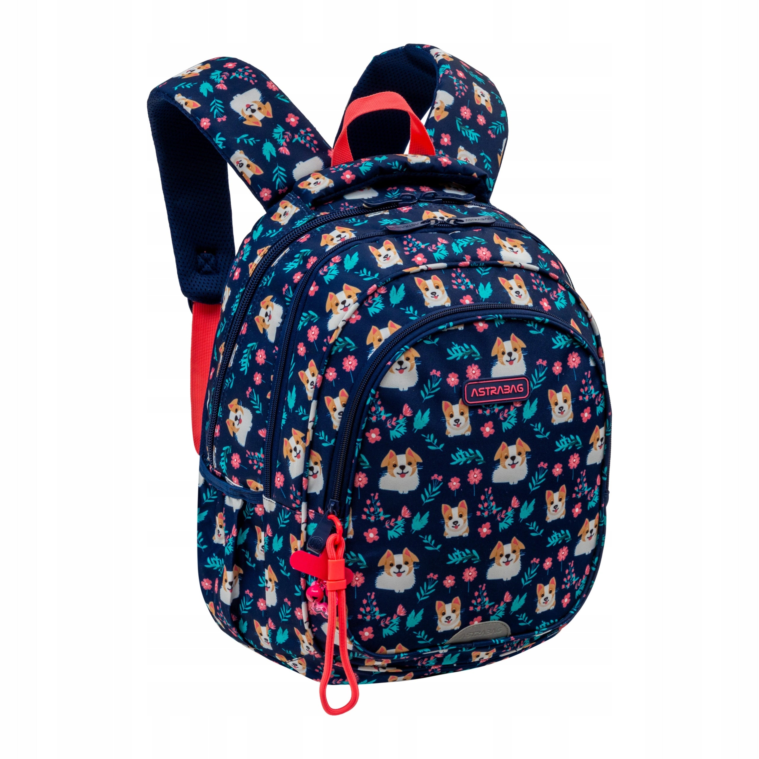 Set School Backpack Pencil Case Bag for girls ASTRA dog 27L Packaging status original