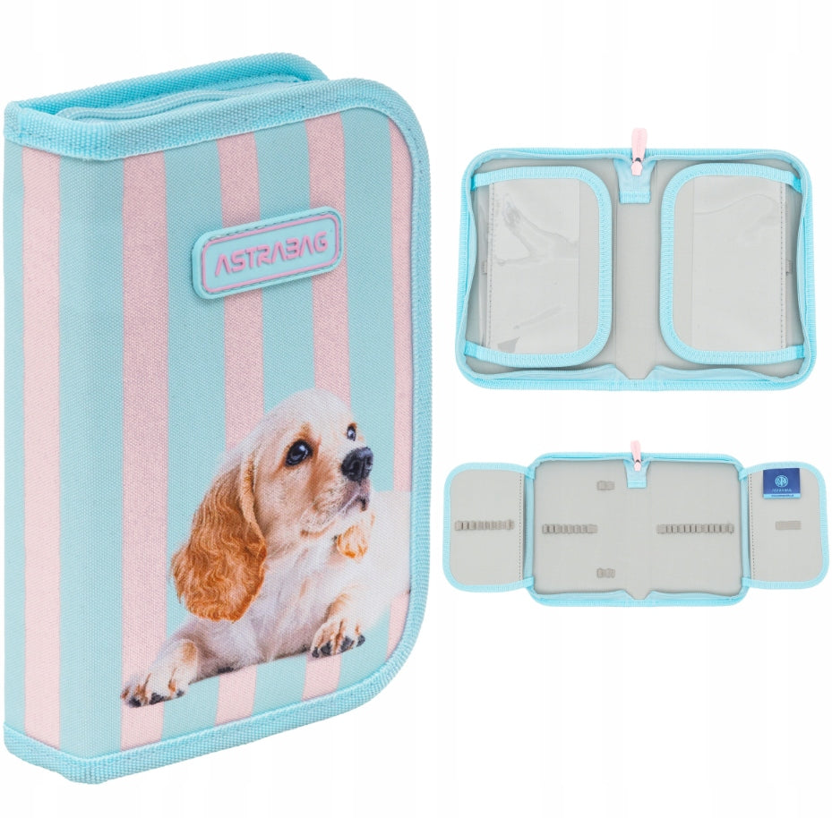Set School backpack Bag Pencil case for girls ASTRA dog 20L Manufacturer code 5901137320977