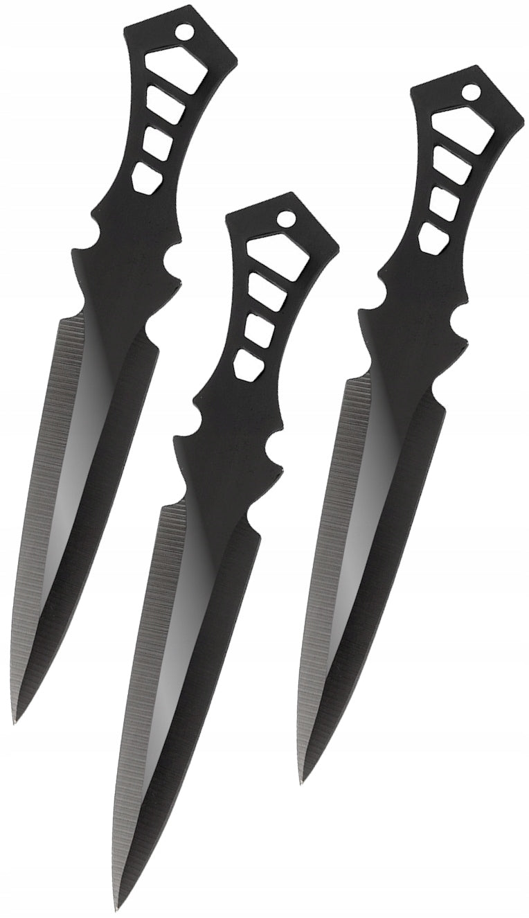Set Scorpio Set of 3 Darts Throwing Knives Shuriken Ninja Dagger Brand BSH ADVENTURE