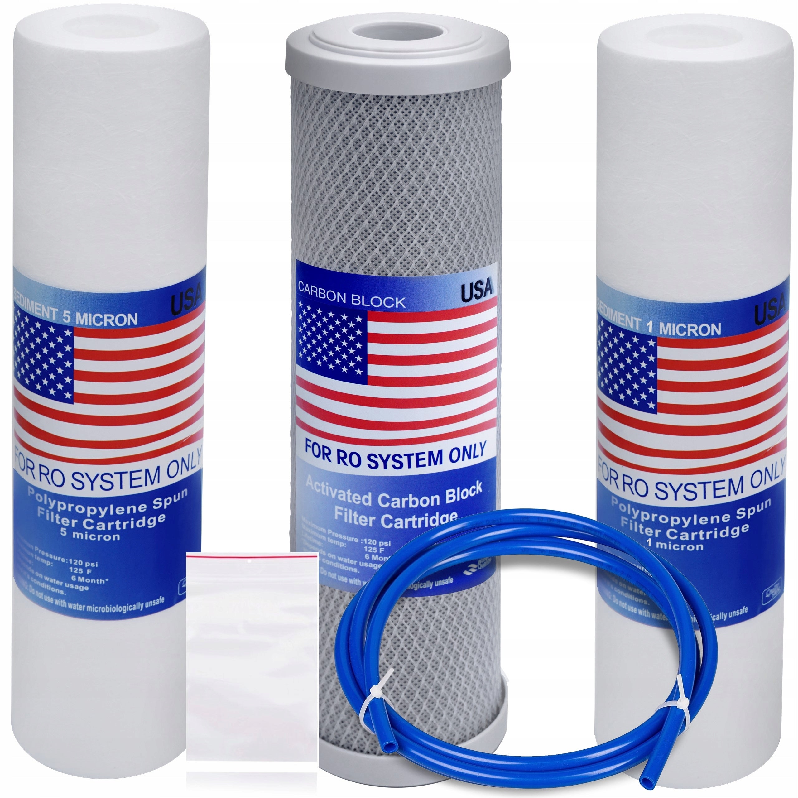 Set Semi-Annual Osmosis CARTRIDGE USA RO5 RO6 RO7 RO8 Water Filter Set