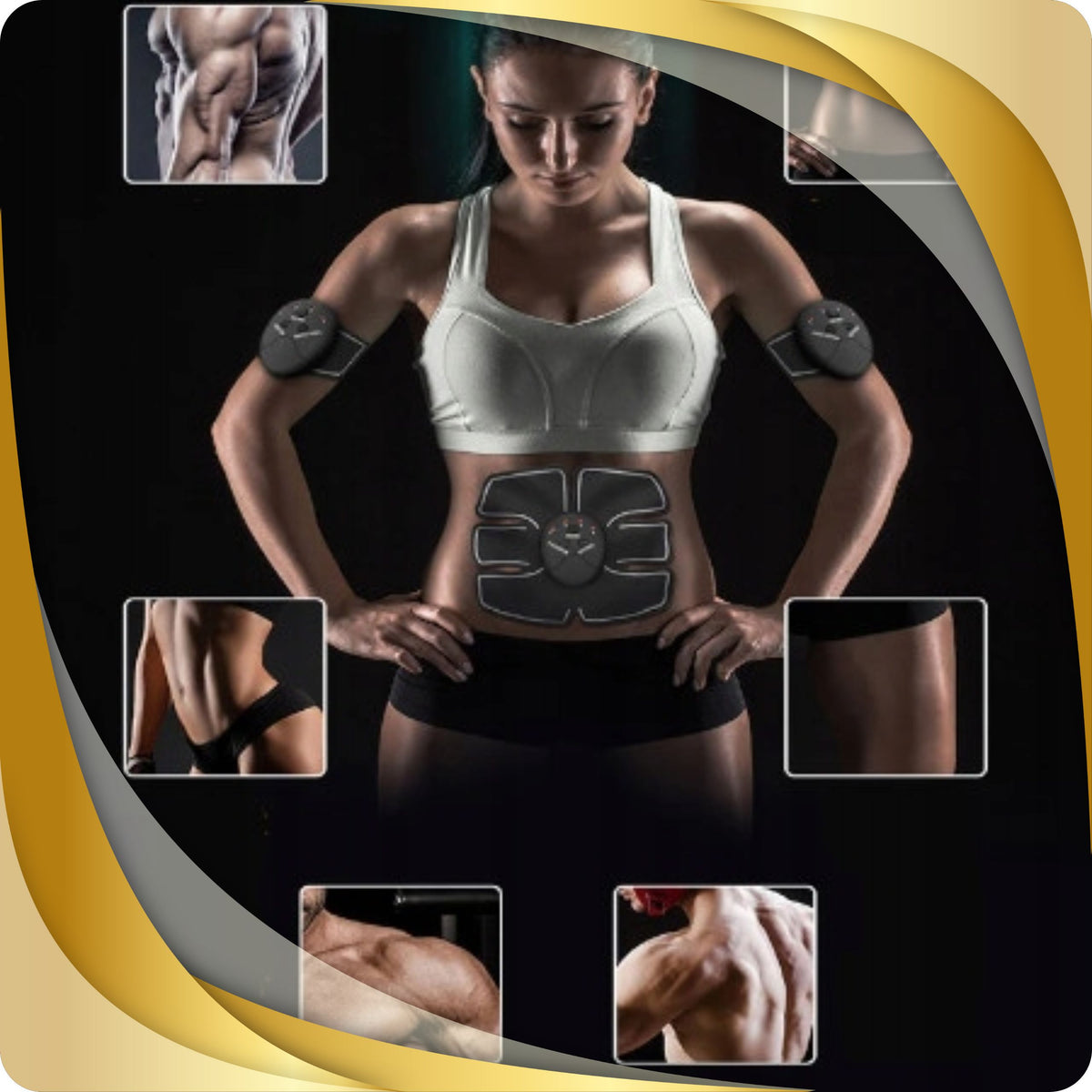 Set Six Pack SLIMMING MINI GYM Massager EMS TENS NERVE MUSCLES 3 EAN (GTIN) 5907068661509