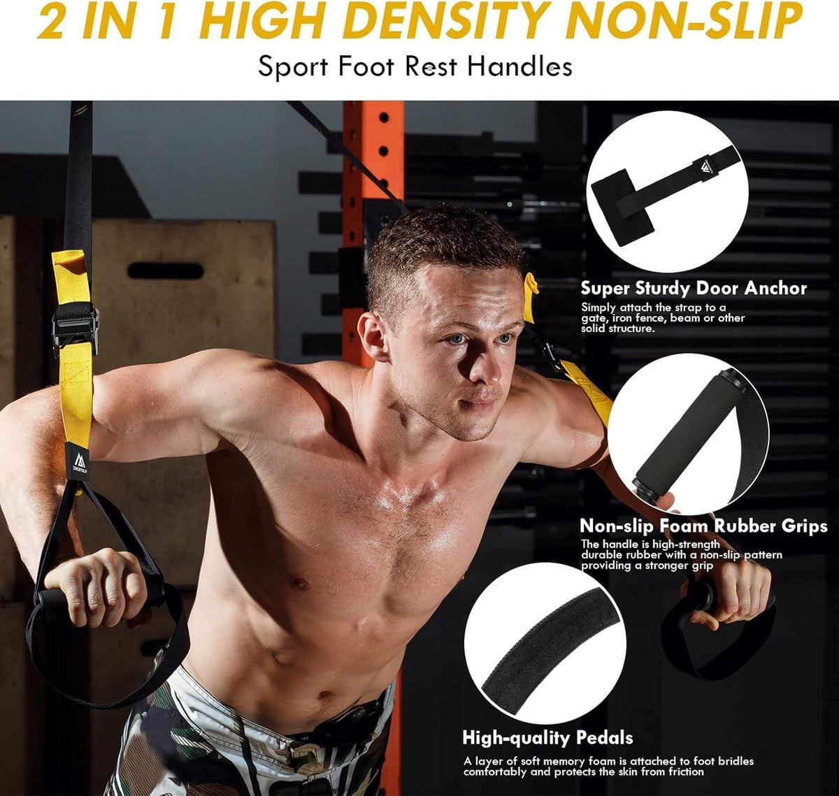 Set Sling Trainer Home Gym Equipment with Door Anchor Manufacturer code C71
