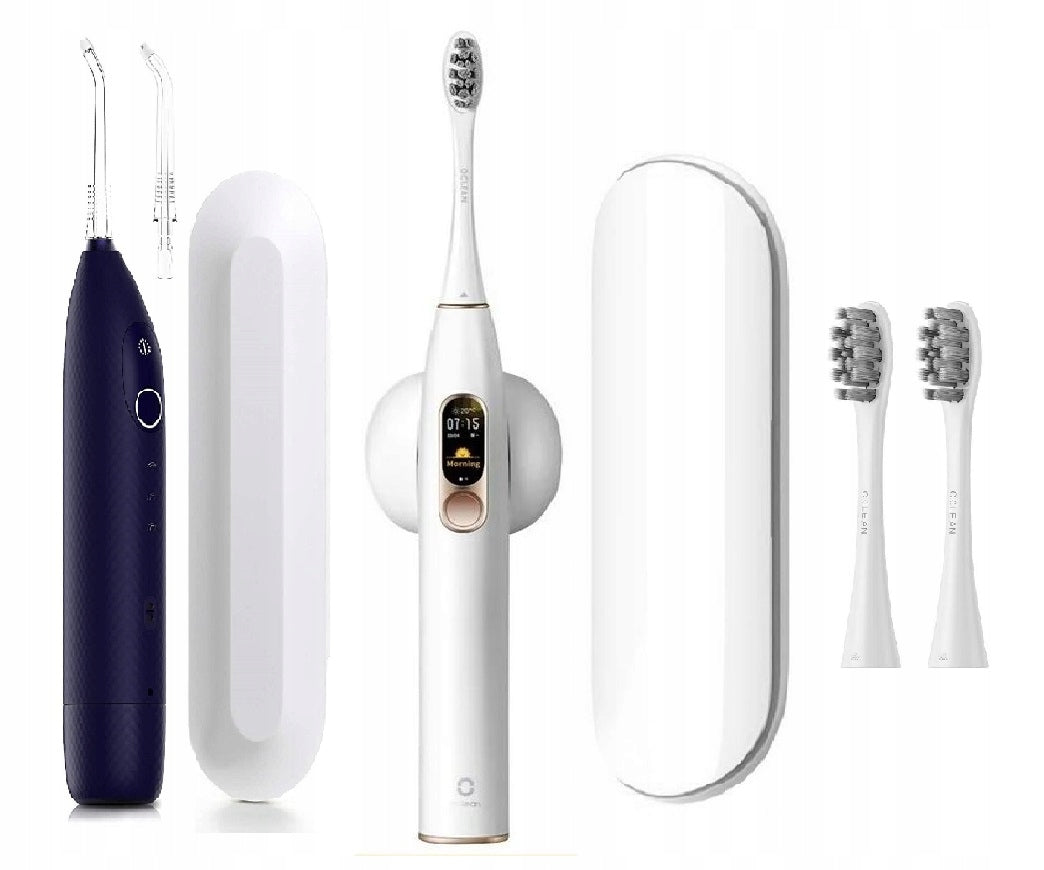 Set Sonic toothbrush Oclean X + Irrigator W1 + Case + Tips P1S12